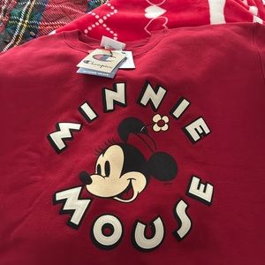 NWT MINNIE MOUSE CHAMPION SWEATSHIRT